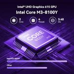 Tylvx 2-in-1 Tablet/Laptop,15.6" Laptop Computer with FHD 360 Flip Touchscreen, Dual-Core M3-8100Y up to 3.4GHz,16GB RAM 512GB SSD, Win 11,Deep Purple,for Student,Note-Taking, Entertainment