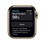Apple Watch Series 6 (GPS + Cellular, 40mm) - Gold Stainless Steel Case with Cyprus Green Sport Band (Renewed)
