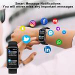 Fempoin Smart Watch, Smartwatch for Women Men with 24 Sport Modes, IP68 Waterproof Fitness Tracker with 24/7 Heart Rate/Sleep/SpO2 Monitor, Step Tracker, Pedometer, Activity Tracker for Android iOS