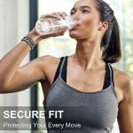 Easuny 5 Pack Stretchy Bands Compatible with Apple Watch 38mm 40mm 41mm 42mm 44mm 45mm 46mm Women, Elastic Fabric Nylon Strap Wristband for iWatch SE 3 2 1 Series 11 10 9 8 7 6 5 4 3 Boho Solo Loop