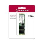 Transcend MTS830 256GB M.2 2280 SATA III SSD with Dram Cache, Up to 530MB/s, Compatible w/Ultrabook/Laptop/PC/Desktop, 3D TLC NAND Flash Internal Solid State Drive, LDPC Error Correction ECC, B+M Key