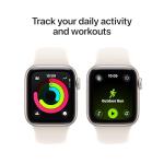 Apple Watch SE 3 [GPS 40mm] Smartwatch with Starlight Aluminum Case with Starlight Sport Band - S/M. Fitness and Sleep Trackers, Heart Rate Monitor, Always-On Display, Water Resistant