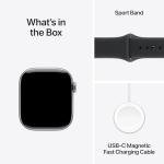Apple Watch Series 11 [GPS 42mm] Smartwatch with Space Gray Aluminum Case with Black Sport Band - S/M. Sleep Score, Fitness Tracker, Health Monitoring, Always-On Display, Water Resistant
