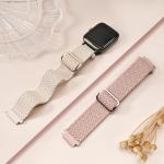 2 Pack Braided Elastic Bands for IDW13,IDW16,IDW19 Smartwatch, 22mm Soft Nylon Straps for Fitpolo IDW13/Woneligo W13/FITVII HM57, TOOBUR/ENOMIR/MILOUZ/Gydom/Faweio/Amzhero/Tensky IDW19 Watch Women Men