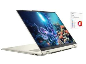 Lenovo Yoga 7 2-in-1 Copilot+ PC 16" WUXGA Touchscreen Laptop|AMD Ryzen AI 5 340|AMD Radeon 840M|Fingerprint|Backlit| 16GB RAM DDR5 | 512GB SSD | Windows 11 Pro | Bundle with Office 2021