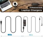 SZGUDULO 90W Universal AC Adapter Laptop Charger Compatible with Dell HP Acer Asus Lenovo IBM Sony Fujitsu Gateway Notebook Ultrabook Chromebook Power Supply Cord with 16 Tips