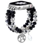 Newlibery Bracelet Beaded Bands for Women Compatible with Apple Watch 38mm 40mm 41mm 42mm(S11/10) Fashion Handmade Boho Elastic Stretch Crystal Strap for iWatch Series 11/10/9/8/7/6/5/4/3/2/1/SE