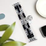 Newlibery Bracelet Beaded Bands for Women Compatible with Apple Watch 38mm 40mm 41mm 42mm(S11/10) Fashion Handmade Boho Elastic Stretch Crystal Strap for iWatch Series 11/10/9/8/7/6/5/4/3/2/1/SE