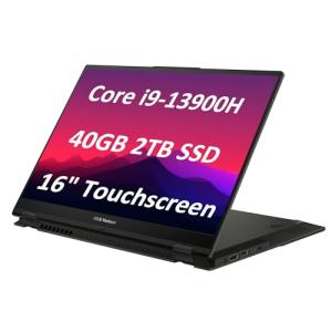 ASUS Vivobook S 16 Flip 2-in-1 Laptop (16" FHD+ Touchscreen, Intel 14-Core i9-13900H, 40GB RAM, 2TB SSD) for Creator, Photographer, Designer, Backlit Keyboard, 1080p Webcam, Win 11 Pro w/Copilot