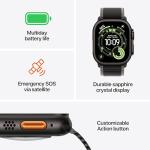 Apple Watch Ultra 3 [GPS + Cellular 49mm] Running & Multisport Smartwatch w/Rugged Titanium Case w/Black Alpine Loop - L. Satellite Communications, Advanced Health & Fitness Tracking