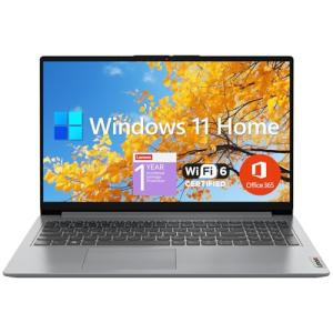 Lenovo IdeaPad 1 Laptop with 15.6" FHD Display