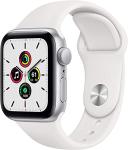 Apple Watch SE 40mm Silver Aluminum White Band