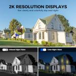 LITYMOL 2K Wireless Outdoor Security Camera