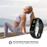 Heart Rate & Oxygen Monitor Fitness Tracker Watch