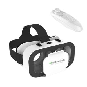 Cellphone VR Headset with Controller for Movies & Games