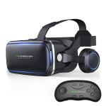 HD 3D VR Headset with Remote for All Phones