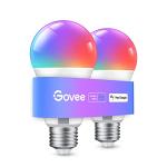 Govee Smart Color Changing Light Bulbs, 2 Pack