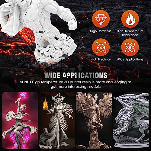 SUNLU High Temperature Fast Curing 3D Printer Resin