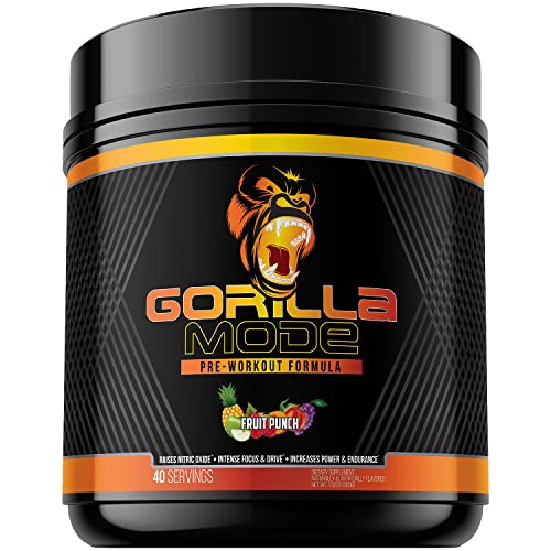 Gorilla Mode Pre Workout - Energy & Focus Boost