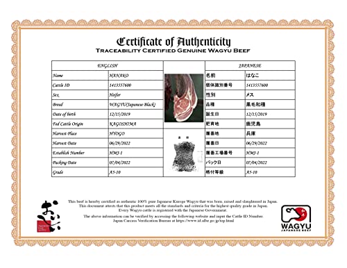 Miyazaki Japanese Wagyu Boneless Ribeye, 10 Pack