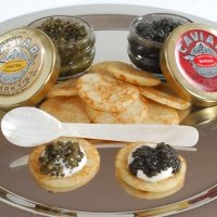 Osetra and Sevruga Caviar Gift Set with Spoon