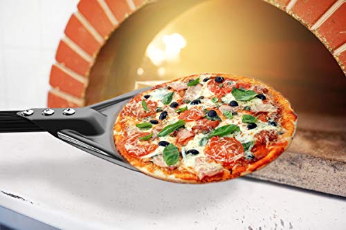 RTT 8" Aluminum Round Pizza Peel for Ovens