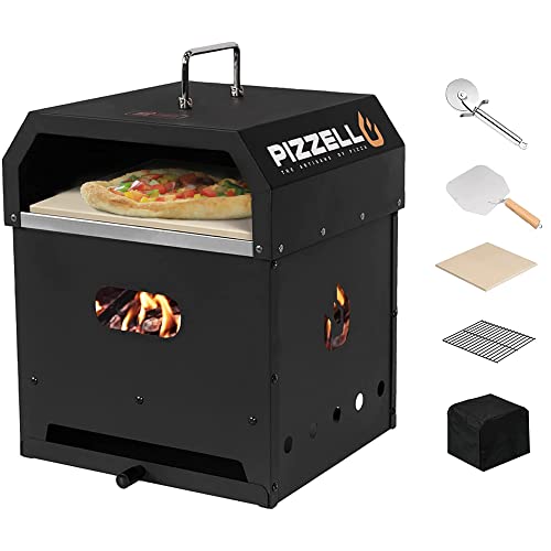PIZZELLO 4-in-1 Outdoor Wood Fired Pizza Oven