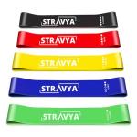 STRAVYA 5-Piece Resistance Bands Set for Home Gym
