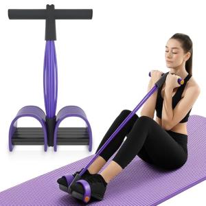 6-Tube Resistance Band Pedal Exerciser for Fitness
