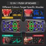 Push Up Board with Resistance Bands - 20 in 1