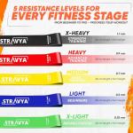 STRAVYA 5-Piece Resistance Bands Set for Home Gym