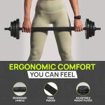 Adjustable 20kg Dumbbell and Barbell Set