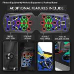 Push Up Board with Resistance Bands - 20 in 1