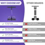 6-Tube Resistance Band Pedal Exerciser for Fitness