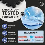 18-Piece EVA Interlocking Foam Gym Mat Set