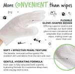 BUGALUGS Fragrance-Free Dog Grooming Glove Wipes