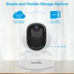 2K Pet Camera with 2-Way Audio and Night Vision