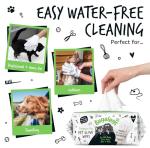 BUGALUGS Fragrance-Free Dog Grooming Glove Wipes