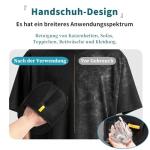 2 Pack Pet Grooming Hair Removal Gloves