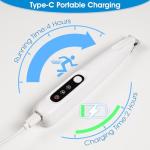 Rechargeable Waterproof Dog Paw Trimmer with LED Light