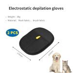 2 Pack Pet Grooming Hair Removal Gloves