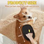 AMFUN Reusable Pet Hair Removal Grooming Gloves