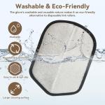 Washable Pet Hair Remover Glove for Dogs & Cats