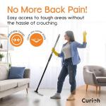 Curioh Dual-Sided Carpet Rake for Pet Hair