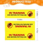 Yellow Dog Leash ID Patch: Training Alert Tag