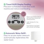 Smart Pet Feeder with Water Dispenser and OLED Screen