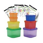 Portion Control Containers Kit with Meal Planner