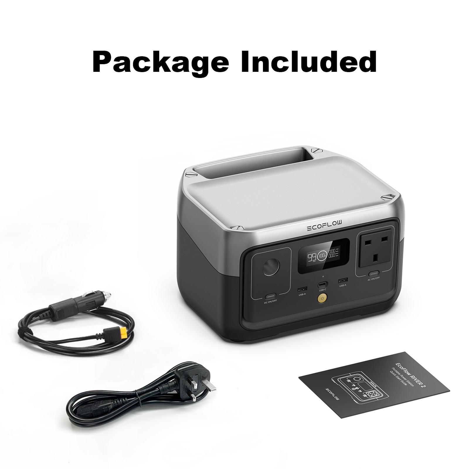 Portable Solar Power Station 600W Ecoflow River 2