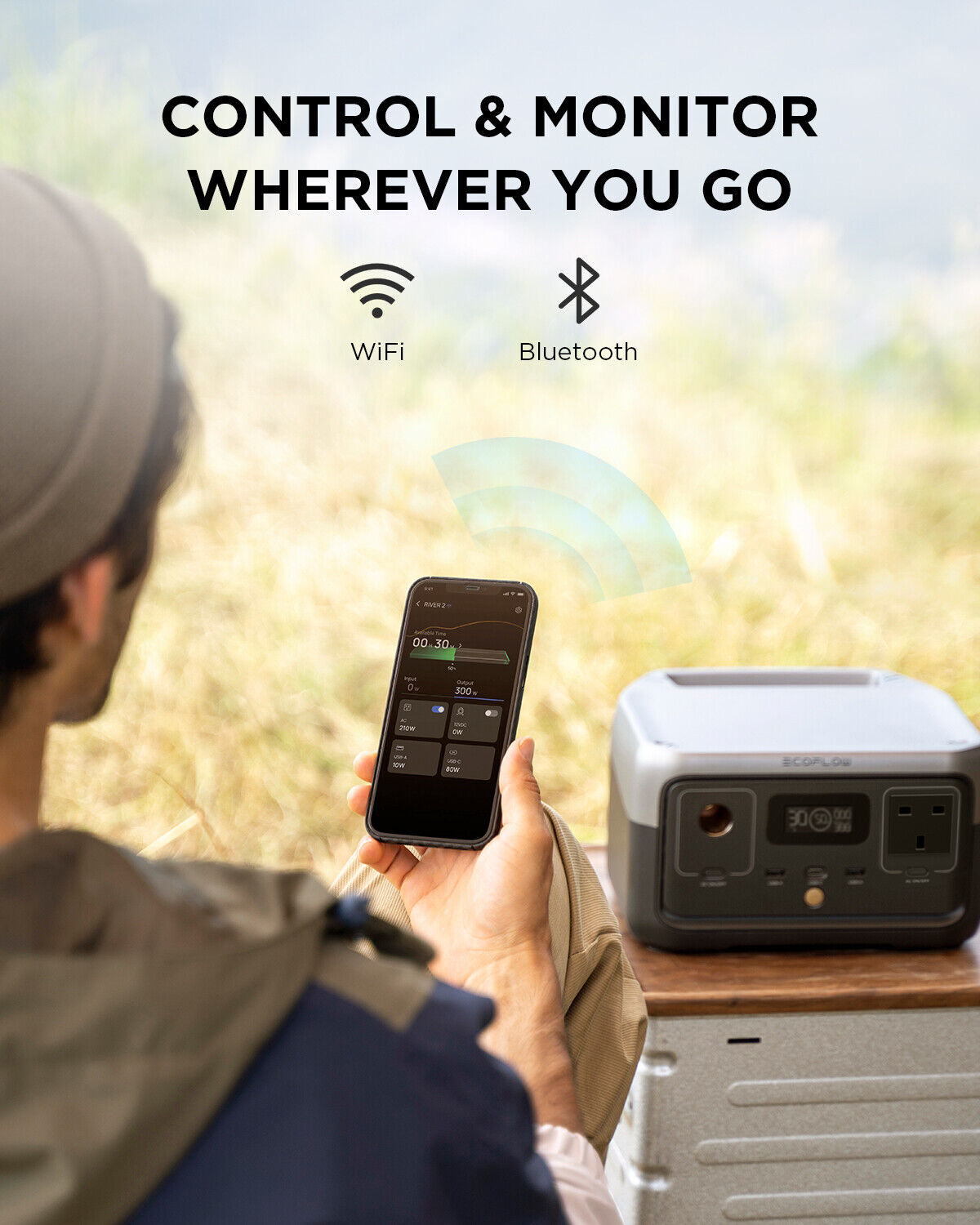 Portable Solar Power Station 600W Ecoflow River 2