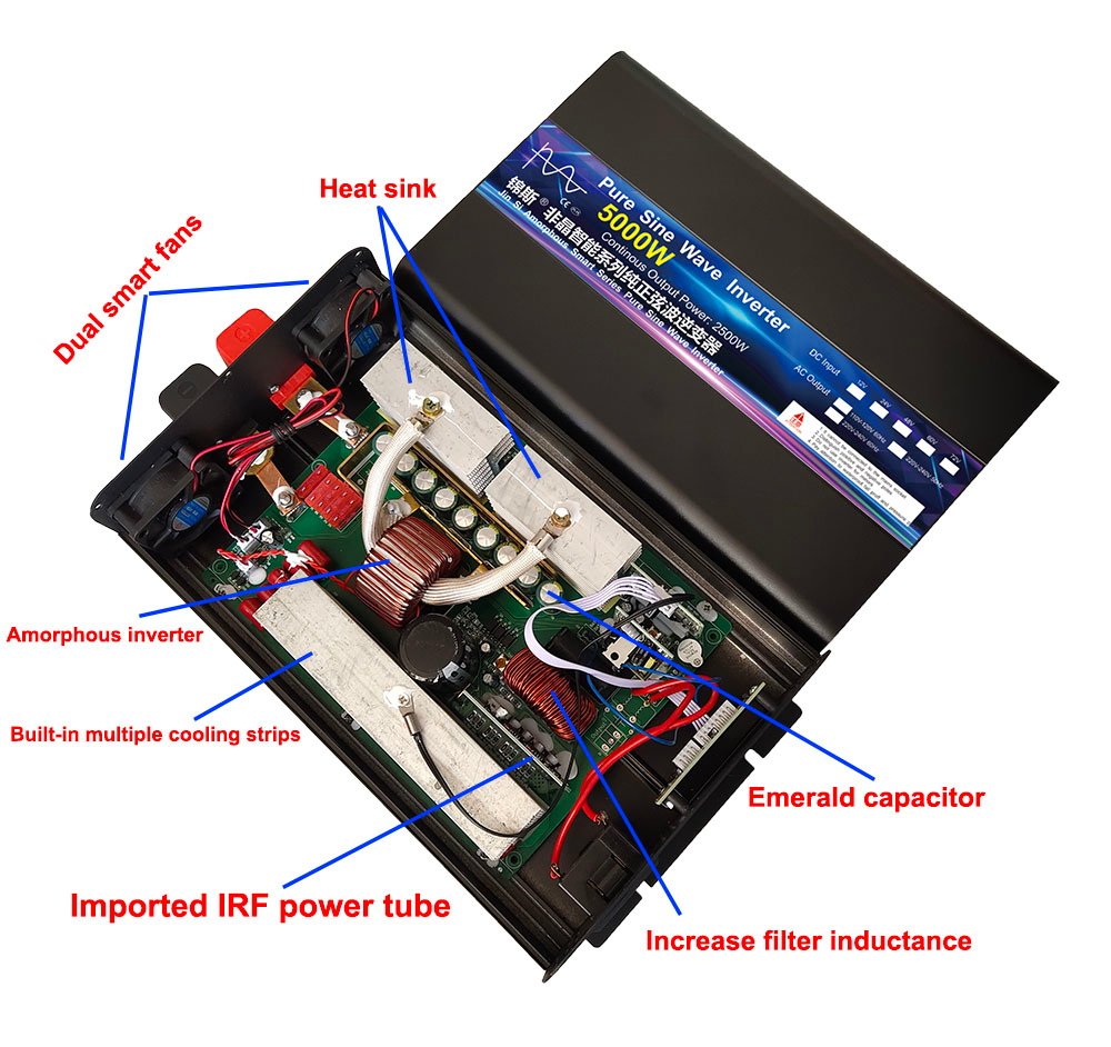 Portable Solar Power Inverter 4000W 5000W AC220V
